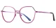 PF3034 Rose Red-Black Glasses 1