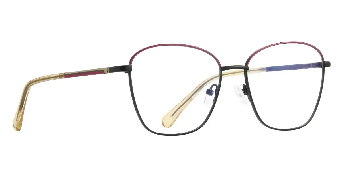 PF3055 Black-Magenta Glasses 2