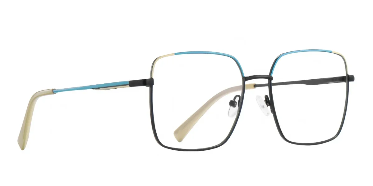 PF3059 Black-Yellow-Cyan Glasses 2