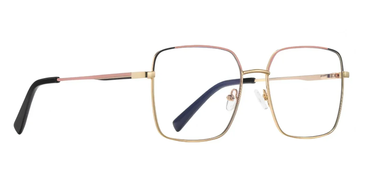 PF3059 Gold-Pink-Black Glasses 2
