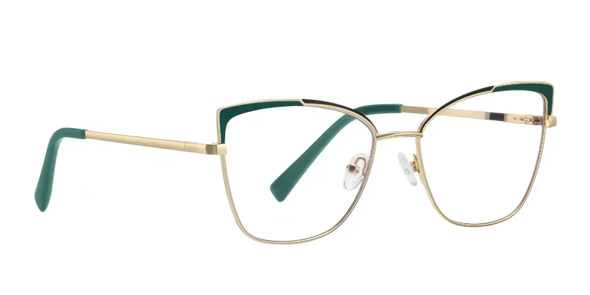PF3104 Black-Green Glasses 2