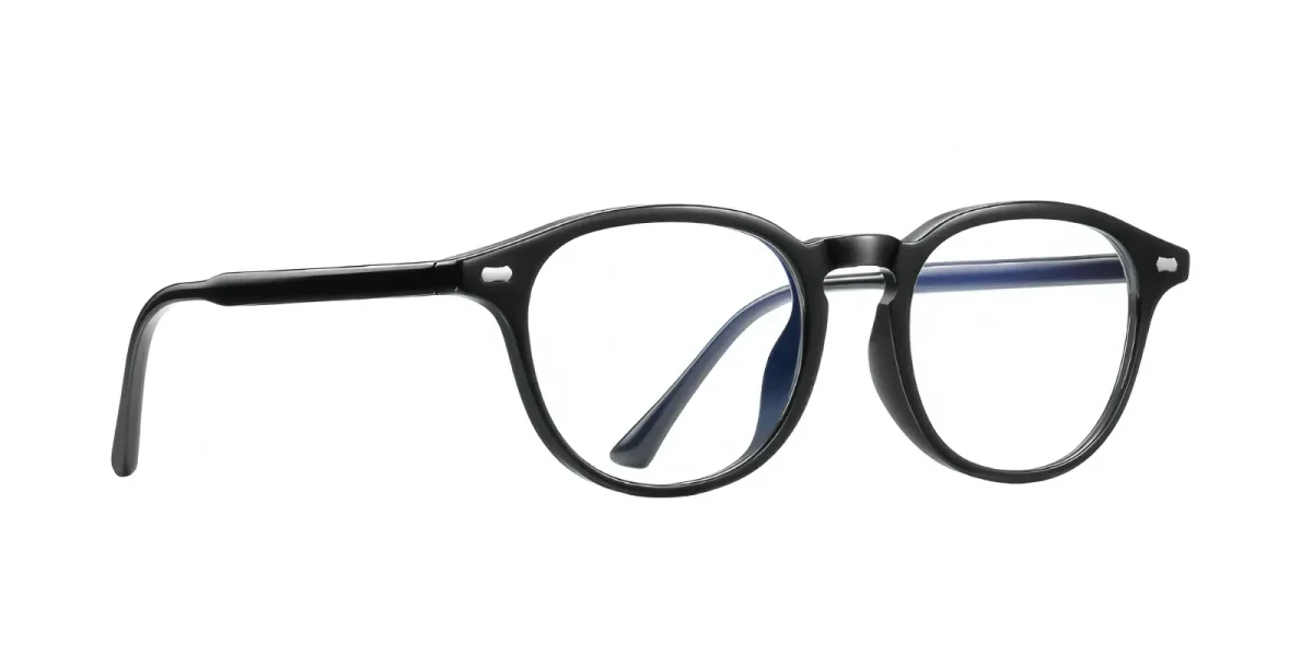 PF5004 Bright-Black Glasses 2