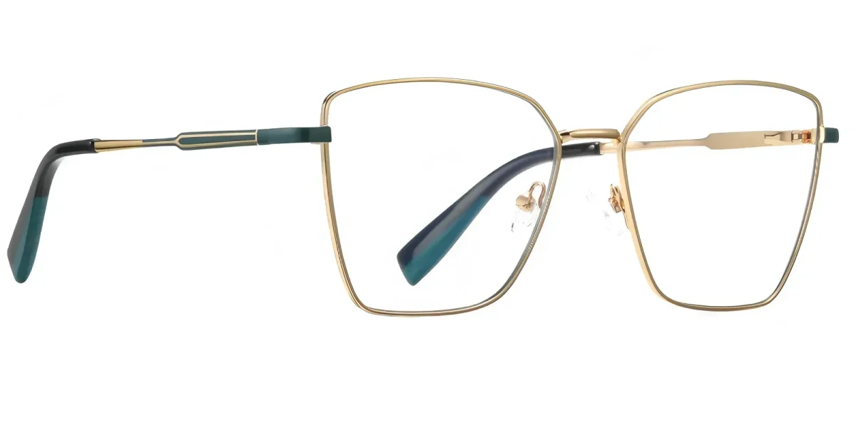 PF3051 Gold-Green Glasses 2