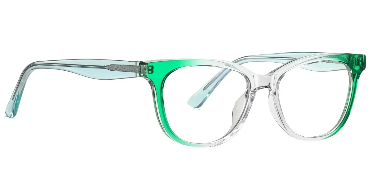 Raytina Transparent-Green Glasses 2