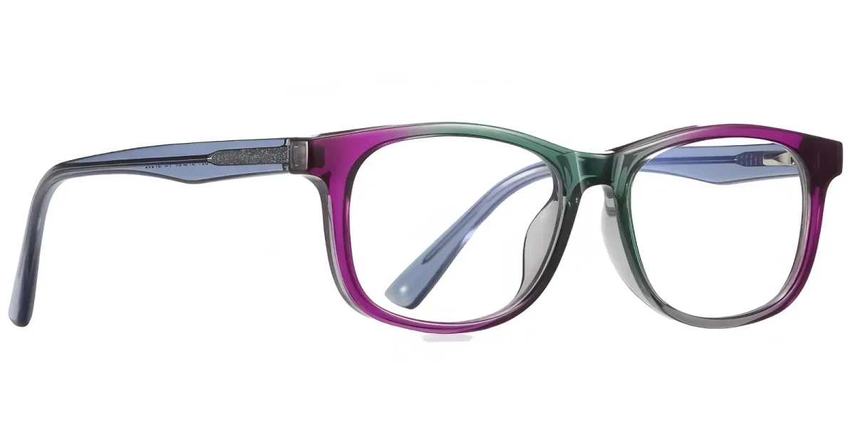 Yaritza Purple-Green Glasses 2
