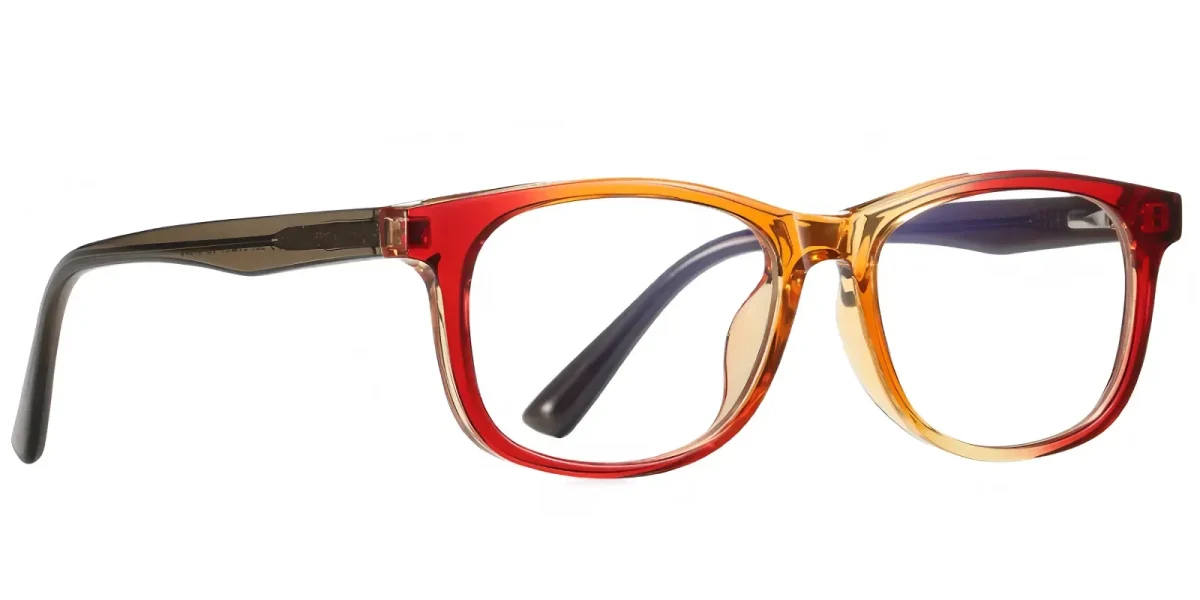 Yaritza Red-Orange Glasses 2