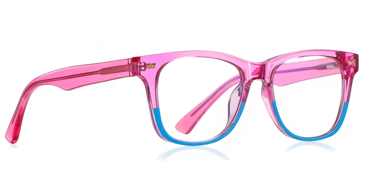 Arale Pink-Blue Glasses 2