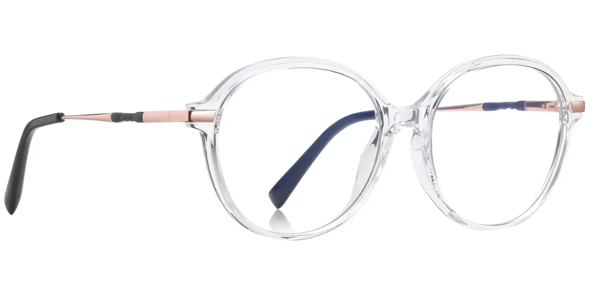 PF2213 Rose Gold-Transparent Glasses 2
