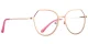 PF3034 Gold-Pink Glasses 2
