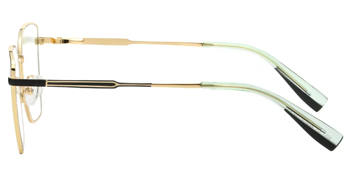 PF3051 Gold-B-Green Glasses 3