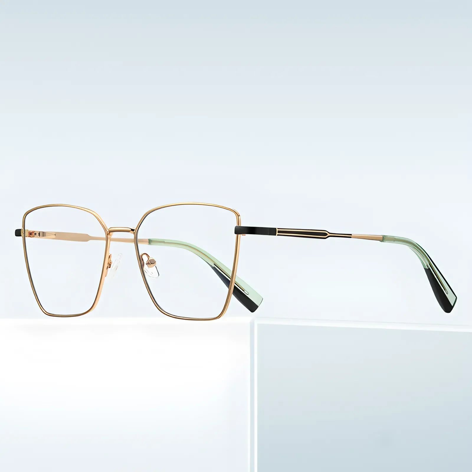 PF3051 Gold-B-Green Glasses 6