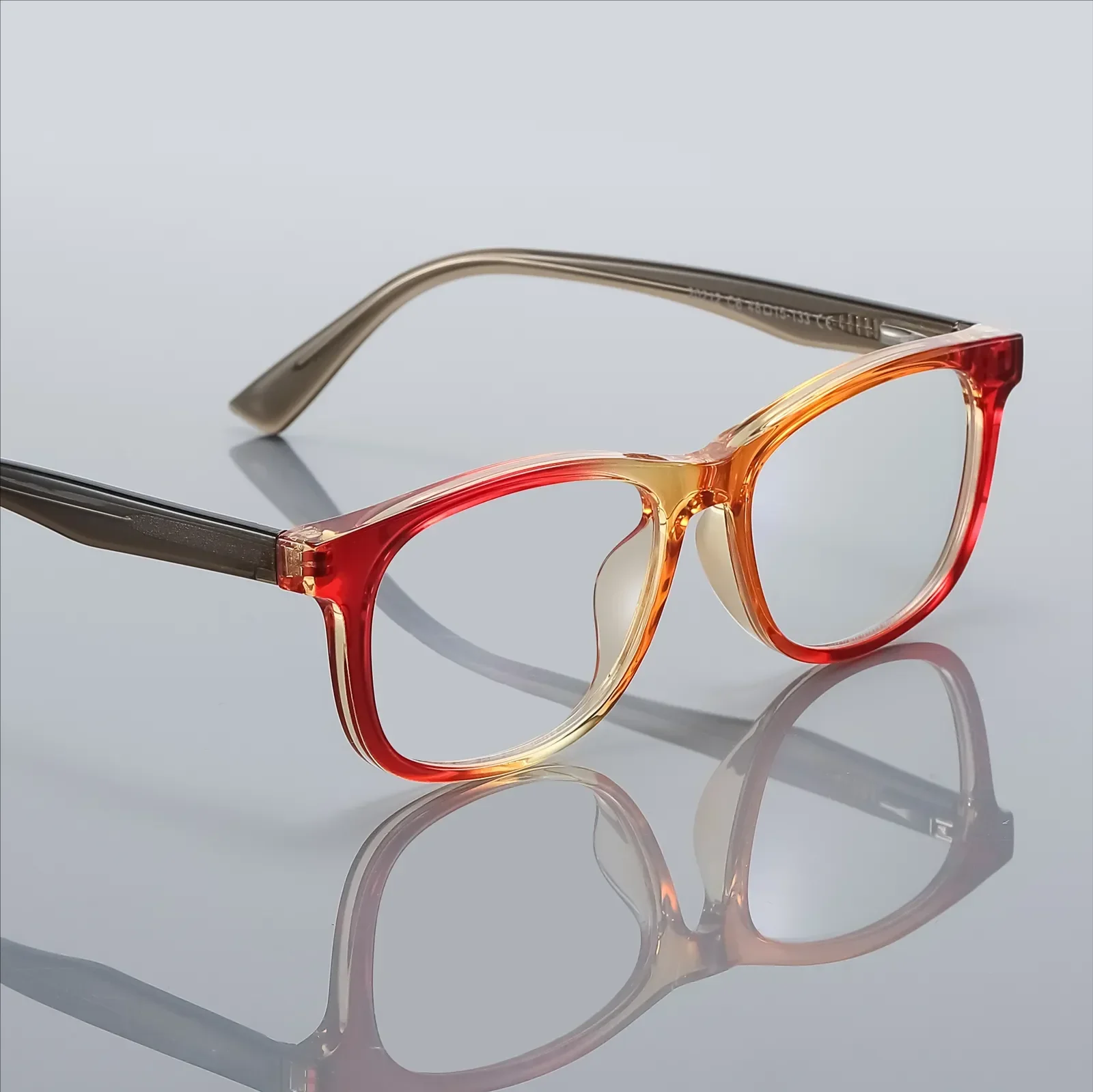 Yaritza Red-Orange Glasses 7