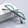 Jamie Blue-Green Glasses 5