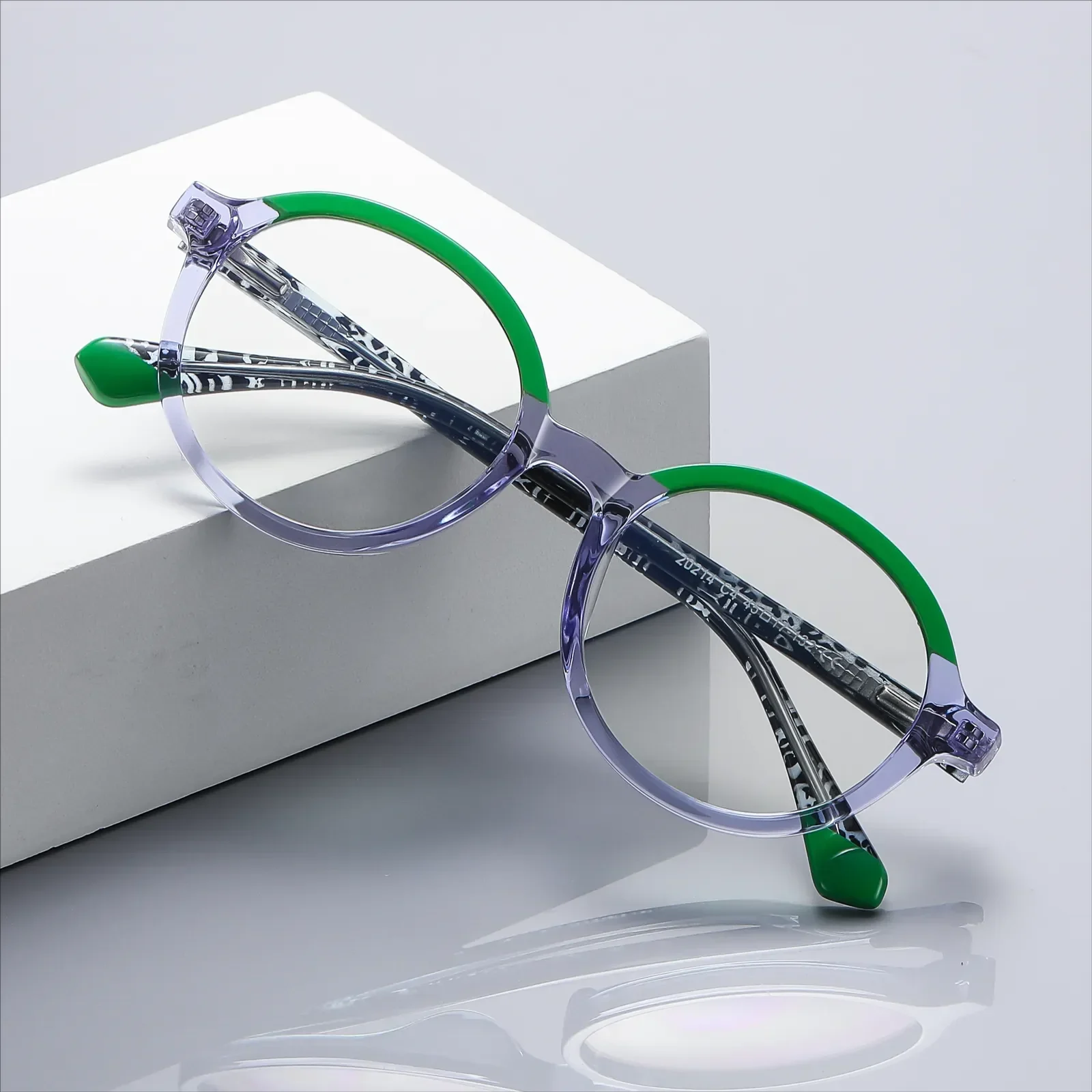 Jamie Blue-Green Glasses 5