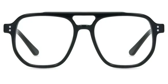 gege Black eyeglass frame