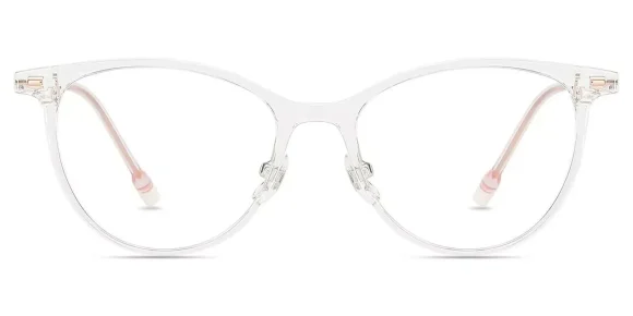 Libby Clear eyeglass frame