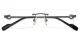 XY8018  Gunmetal glasses
