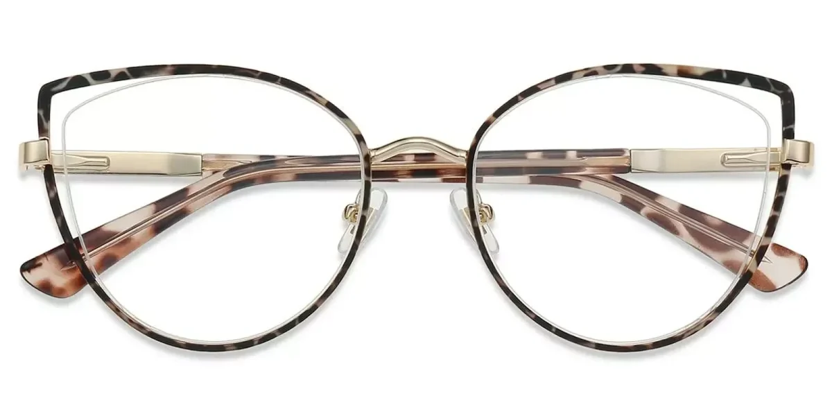 XY8022 Pattern, Gold Glasses 0