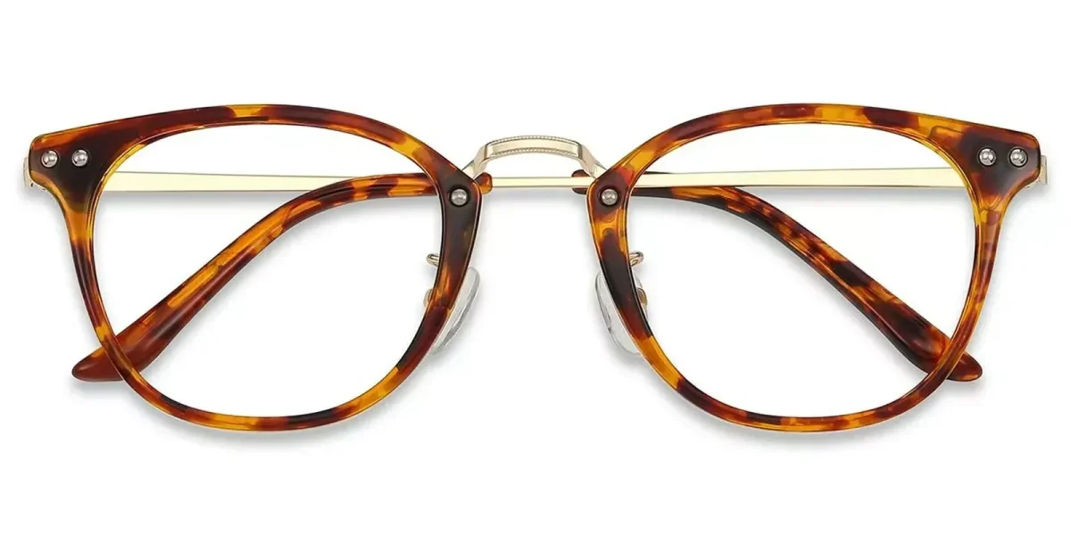 XY8035  Tortoise, Gold Glasses 0