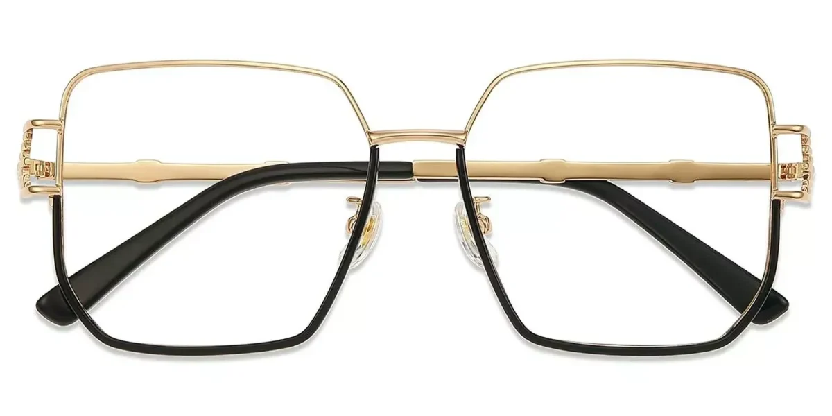 XY8012 Black, Gold Glasses 0
