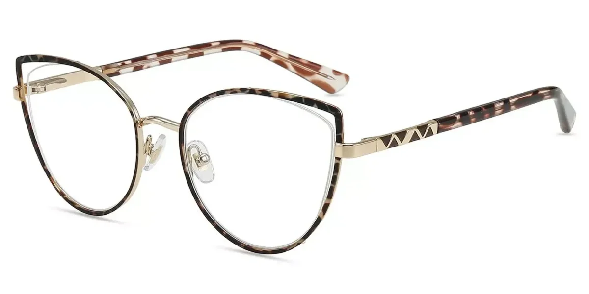 XY8022 Pattern, Gold Glasses 1