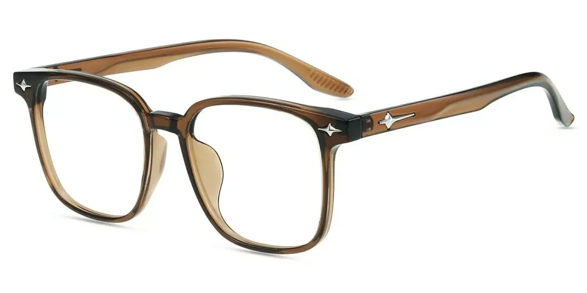 XY8041  Clear, Brown Glasses 1