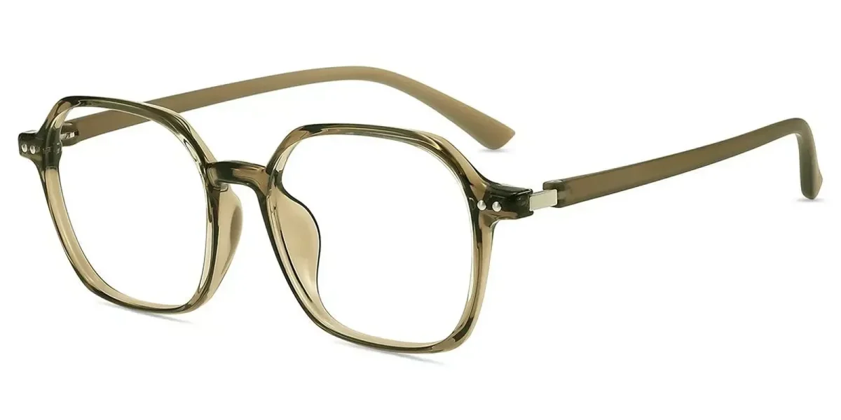 XY8042 Green, Clear Glasses 1