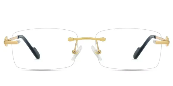 XY8018 Gold eyeglass frame
