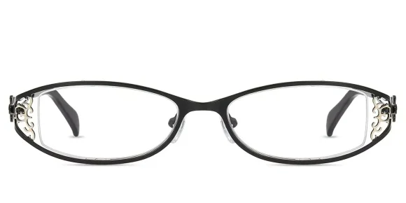 XY8020 Black eyeglass frame