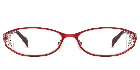 XY8020  Red  eyeglass frame