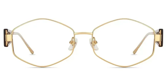 XY8011 Gold eyeglass frame