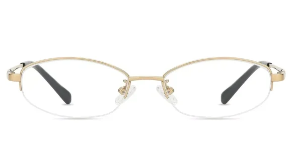 XY8032 Gold  eyeglass frame