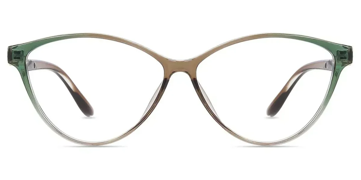 XY8033 Brown, Green Glasses 2