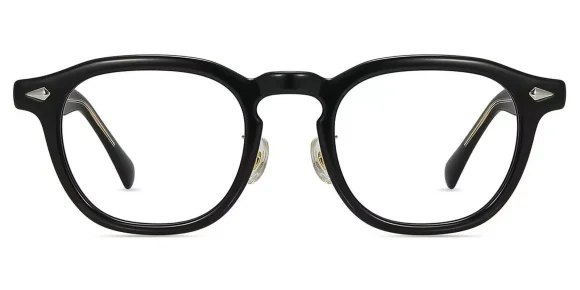 XY8039 Black eyeglass frame
