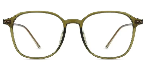 XY8040 Clear, Green  eyeglass frame