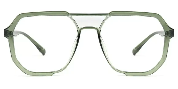 XY8043 Green eyeglass frame