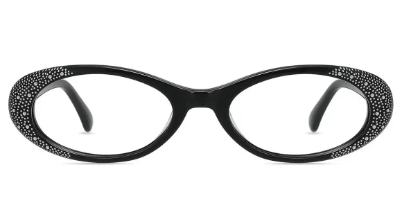 XY8014 Black eyeglass frame