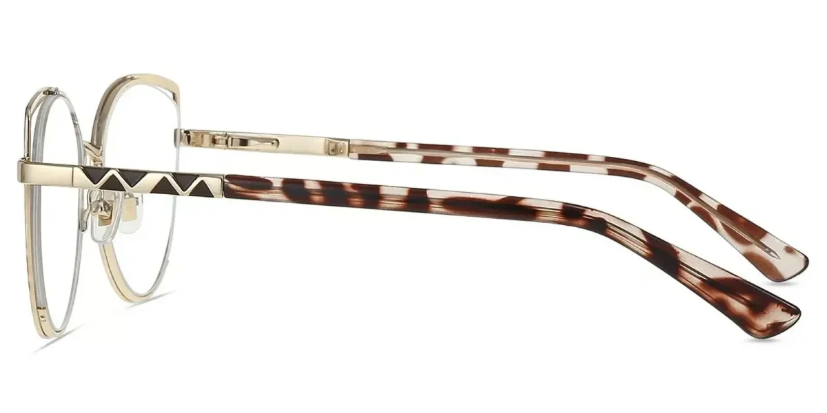 XY8022 Pattern, Gold Glasses 3