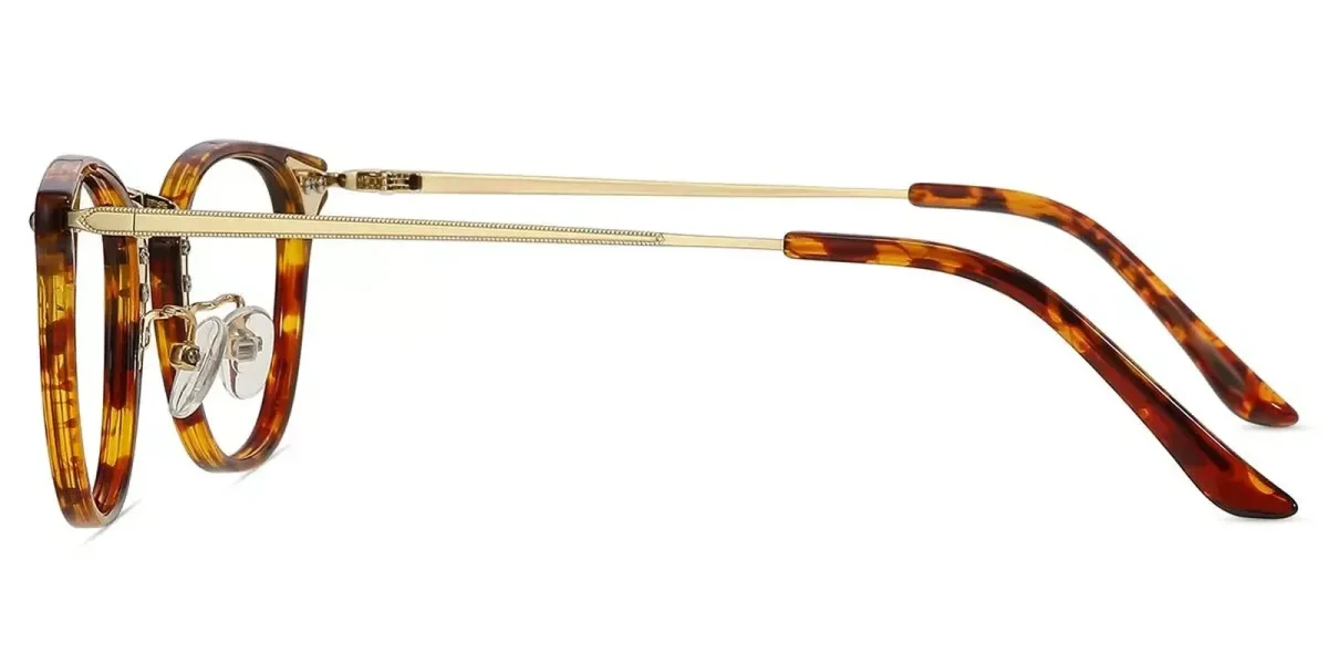 XY8035  Tortoise, Gold Glasses 3