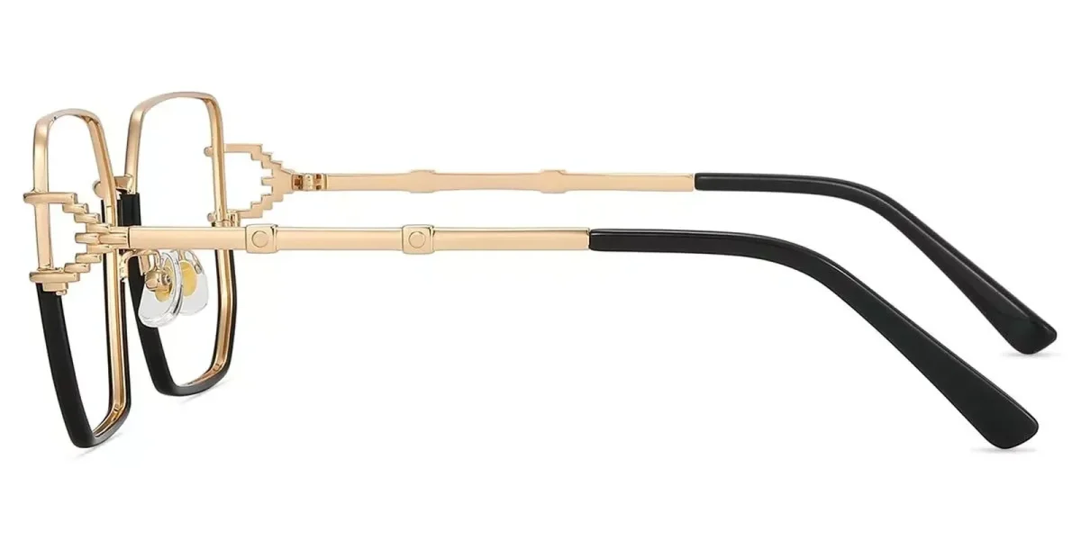 XY8012 Black, Gold Glasses 3