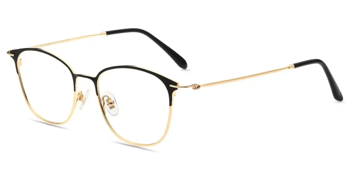XY8019 Black, Gold Glasses 0