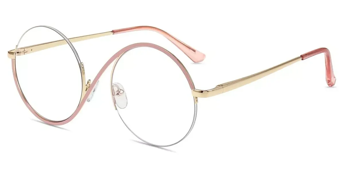XY8023 Gold, Pink Glasses 0