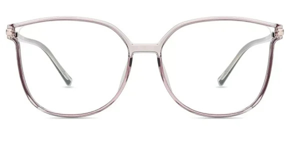 XY8027 Purple, Clear eyeglass frame
