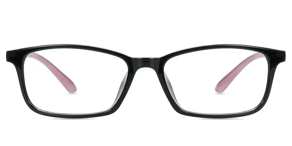 XY8016 Black, Clear eyeglass frame