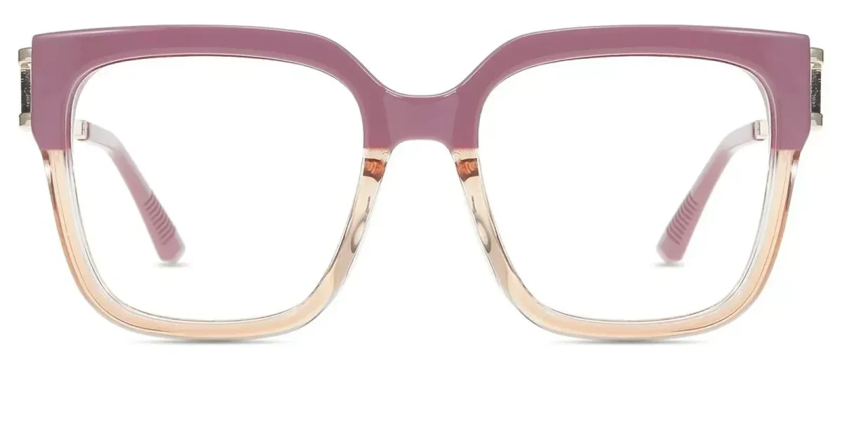 XY8034 Purple, Brown, Clear Glasses 1