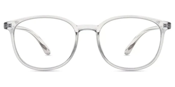 XY8045 Clear, Grey eyeglass frame