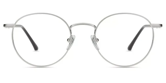 XY8053 Silver eyeglass frame
