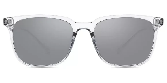 XY8017 Grey, Clear eyeglass frame