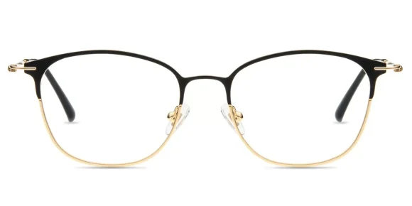 XY8019 Black, Gold eyeglass frame